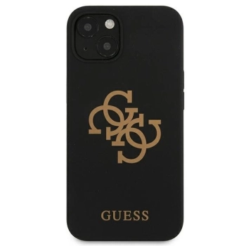 Etui Guess Silicone 4G Logo na iPhone 13 - czarne