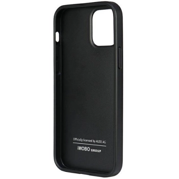 Etui Audi Synthetic Leather na iPhone 12 / iPhone 12 Pro - czarne