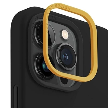 Etui Uniq Lino na iPhone 14 Pro Max - czarne