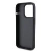 Etui Guess Croco Triangle Metal Logo do iPhone 15 Pro - czarne