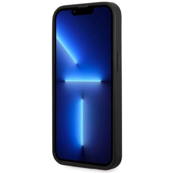 Etui Mercedes Leather Wave Patern na iPhone 14 Pro - czerwone