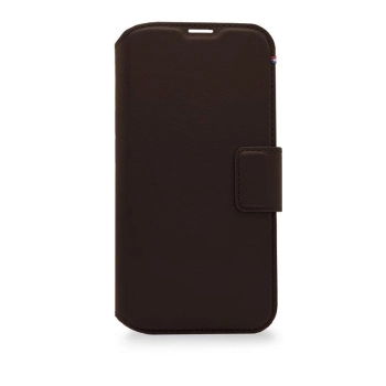 Etui Decoded Detachable Wallet Case skórzane z MagSafe z klapką do iPhone 14 Plus - brązowe