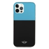 Etui Mini Morris Color Block na iPhone 12 / iPhone 12 Pro - niebieskie