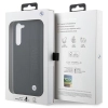 Etui BMW Leather Textured & Stripe na Samsung Galaxy S23+ - czarne