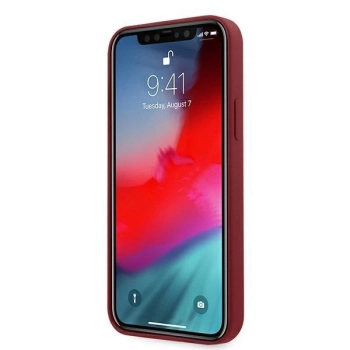 Etui Mini Morris Silicone Tone On Tone na iPhone 12 / iPhone 12 Pro - czerwone