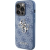 Etui Guess 4G Big Metal Logo na iPhone 15 Pro - niebieskie