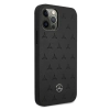 Etui Mercedes Leather Stars Pattern na iPhone 12 Pro Max - czarne