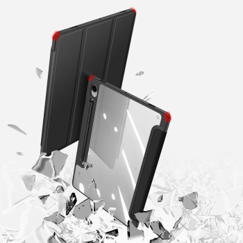 Etui z klapką podstawką Dux Ducis Toby do Samsung Galaxy Tab S9 FE - czarne
