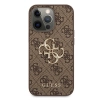 Etui Guess 4G Big Metal Logo na iPhone 13 Pro Max - brązowe