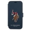 Etui U.S. Polo Assn. Embroidery Collection na iPhone 12 Pro Max - granatowe