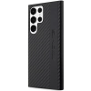 Etui AMG Carbon Stripe&Embossed na Samsung Galaxy S23 Ultra - czarne
