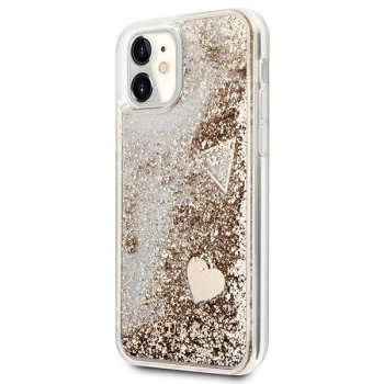 Etui Guess Glitter Charms na iPhone 11 / Xr - złote
