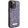 Etui Guess Rhinestone Metal Logo na iPhone 15 Pro Max - różowe