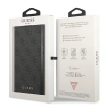 Guess GUBKS22LG4GFGR S22 Ultra S908 szary/grey book 4G Metal Gold Logo