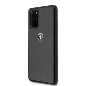 Etui Ferrari Carbon Heritage na Samsung Galaxy S20+ - czarne
