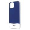 Etui Mini Morris Stripe Collection na iPhone 12 / iPhone 12 Pro - granatowe