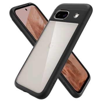 Etui Spigen Ultra Hybrid na Google Pixel 8A - czarny mat