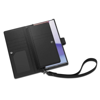 Etui Spigen Wallet S Plus na Samsung Galaxy S24 Ultra - czarne