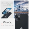 Etui Spigen Ultra Hybrid Mag z MagSafe na iPhone 14 przezroczysto-szare
