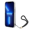 Etui Guess 4G Print Strap na iPhone 14 - czarne