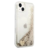 Etui Guess Glitter Charms na iPhone 14 - złote