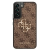 Etui Guess 4G Big Metal Logo na Samsung Galaxy S22 - brązowe