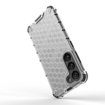 Honeycomb etui do Samsung Galaxy S23 pancerny hybrydowy pokrowiec przezroczyste