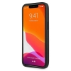 Etui AMG Leather Debossed Lines na iPhone 13 Pro Max - czarne
