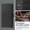 Etui Spigen Wallet S Plus na Samsung Galaxy S24 Ultra - czarne