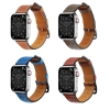 Strap Leather skórzany pasek Apple Watch Ultra, SE, 9, 8, 7, 6, 5, 4, 3, 2, 1 (49, 45, 44, 42 mm) opaska bransoleta ciemnobrązowy