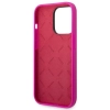 Etui Guess Silicone Vintage Gold Logo na iPhone 14 Pro - fuksjowe