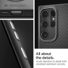 Etui Spigen Enzo Aramid na Samsung Galaxy S24 Ultra - czarny mat