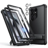 Etui ESR Armor Kickstand na Samsung Galaxy S24 Ultra - przezroczysto-czarne