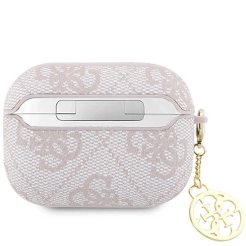 Etui Guess 4G Charm Collection na AirPods Pro 2 - różowe