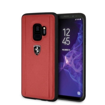 Etui Ferrari Heritage Portofino na Samsung Galaxy S9 - czerwone