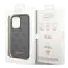 Etui Guess 4G Metal Gold Logo na iPhone 14 Pro - szare
