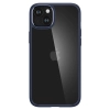 Etui Spigen Crystal Hybrid na iPhone 15 Plus - przezroczysto-niebieskie