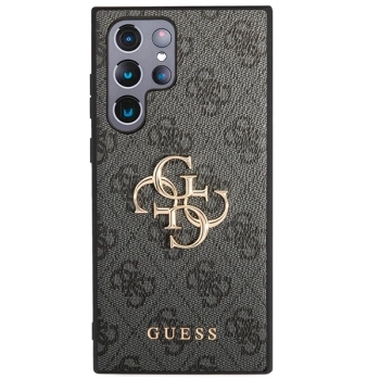 Etui Guess 4G Big Metal Logo na Samsung Galaxy S24 Ultra - czarne