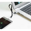 Baseus Nimble płaski kabel przewód USB / USB-C z uchwytem 2A 0,23M czarny (CATMBJ-01)