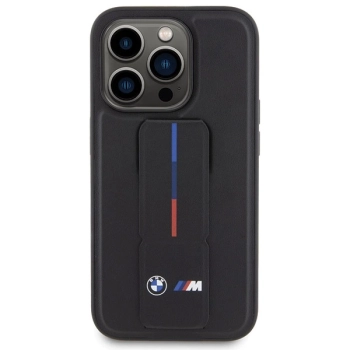 Etui BMW Grip Hot Stamp na iPhone 15 Pro - czarne