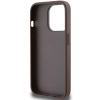 Etui Guess 4G Stripe Collection na iPhone 15 Pro - brązowe