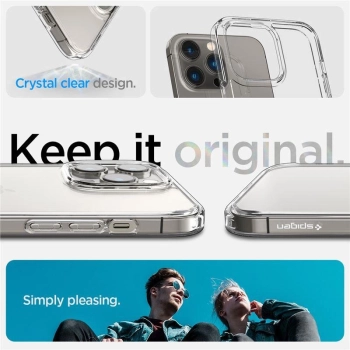 Etui Spigen Ultra Hybrid na iPhone 14 Pro - przezroczyste