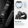 Etui z paskiem Spigen Rugged Armor Pro na Samsung Galaxy Watch 6 Classic (43 mm) - czarne