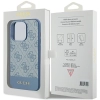 Etui Guess 4G Stripe Collection na iPhone 15 Pro - niebieskie