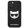 Etui Karl Lagerfeld 3D Rubber Choupette na iPhone 13 mini - czarne