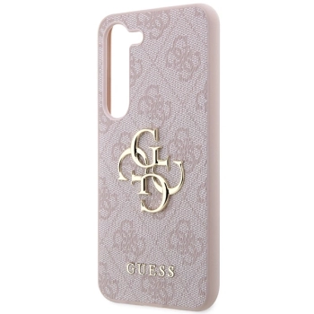 Etui Guess 4G Big Metal Logo na Samsung Galaxy A35 - różowe