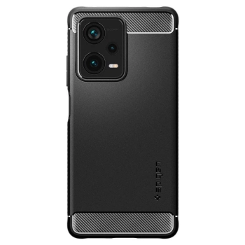 Etui Spigen Rugged Armor na Xiaomi Redmi Note 12 Pro+ 5G - czarny mat