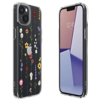 Etui Spigen Cyrill Cecile na iPhone 14 Plus - przezroczyste w kwiaty