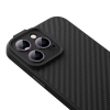 Pancerne etui iPhone 14 Pro kompatybilne z MagSafe szkło hartowane Baseus Synthetic Fiber - czarne