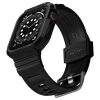 Etui z paskiem Spigen Rugged Armor Pro na Apple Watch 4/5/6/7/8/SE (40/41 mm) - czarne
